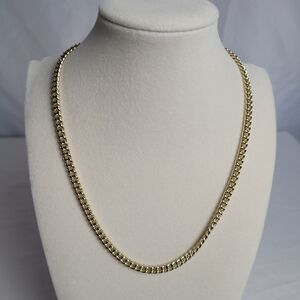 Kendra Scott Ace Chain Necklace 14K Gold Over Brass 18" Like New